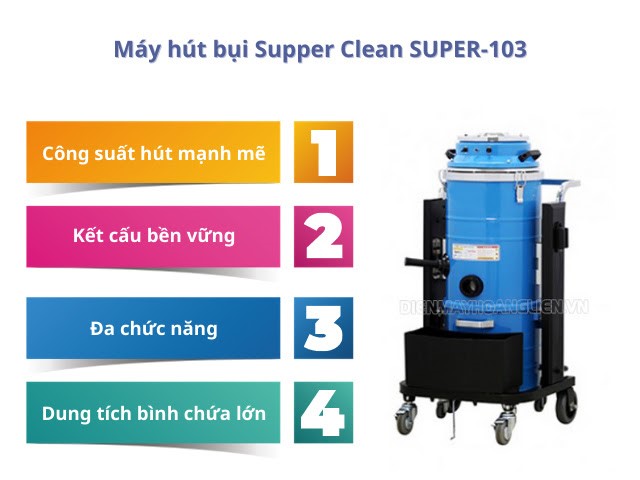 Đặc tính nổi bật của sản phẩm Supper Clean SUPER-103